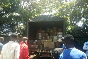 Préparatifs des prochaines manifestations : un camion rempli de masques au siège du FDNC