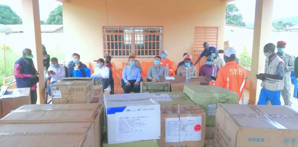 Simandou Winning-Consortium : fait don de fournitures médicales à la population de Kérouané 