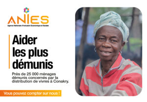 L’ANIES poursuit la distribution de vivres aux ménages vulnérables à Conakry