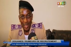 Général Toumany Sangaré: pas de recrutement à la douane, les faussaires recherchés