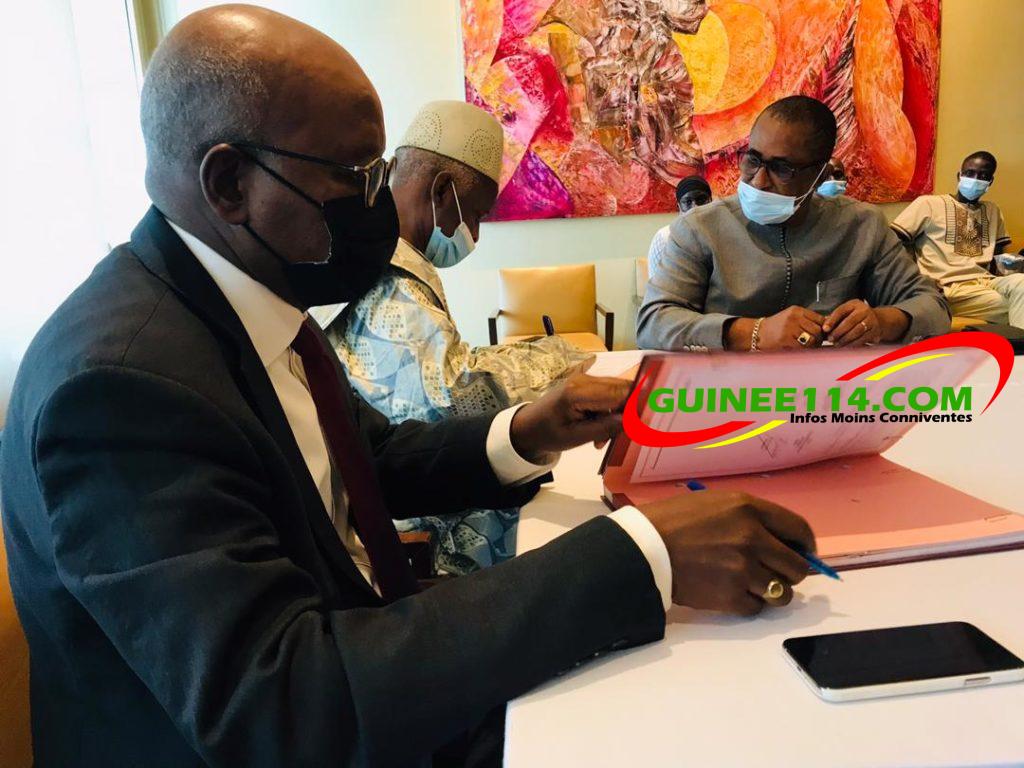 Contenu local: signature d'un accord entre la Chambre des mines et l'Association des entreprises industrielles de Guinée 