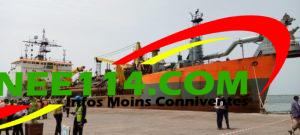 Transport maritime : le Port autonome de Conakry reçoit un navire de dragage, une première en Afrique