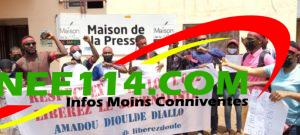 Maison de la Presse : des jeunes journalistes réclament la libération de leur doyen, Amadou Diouldé Diallo