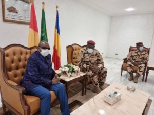 Obsèques du maréchal Idriss Deby Itno : Alpha Condé est arrivé à N’Djaména