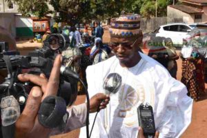 Aïd el-fitr 2021: le ministre Saïd Oumar Koulibaly prie à Nongo et livre un appel ardent aux Guinéens
