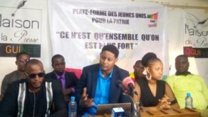Transition en Guinée: la plateforme des jeunes unis pour la patrie décline sa feuille de route