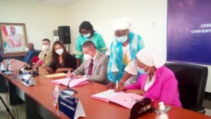 Mines et Enseignement supérieur: la ministre Diaka signe une importante convention avec SMB-Winning