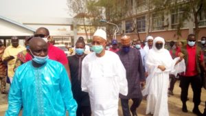 Dalein à l'hôpital sino-guinéen aux obsèques du maire Issa Soumah