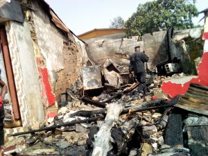 Conakry: plusieurs commerces ravagés par un incendie au marché de Enta 
