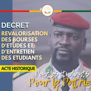 MESRSI: revalorisation des bourses pour les étudiants guinéens, un acte salutaire et historique