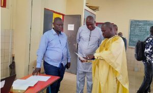 Orientation des bacheliers: Dr Fascinet Conté (S/G) au centre d'appel de Conakry
