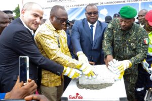 N'Zérékoré: le Premier ministre lance les travaux de l’aérodrome moderne