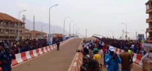 Dubréka: le pont de Kagbélen inauguré baptisé Pont Paul Kagamé, président du Rwanda