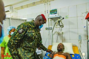 Urgent: Col. Mamadi Doumbouya [enfin] au chevet des sinistrés ! (Images)