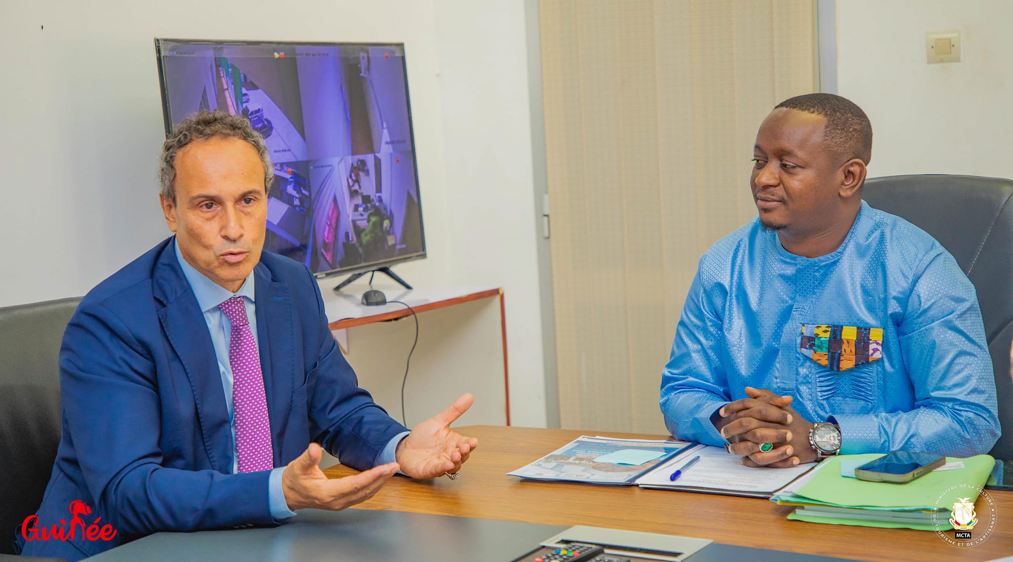 Culture, tourisme et artisanat : reçu par le nouveau ministre, l’ambassadeur de France annonce le renforcement de la coopération avec la Guinée