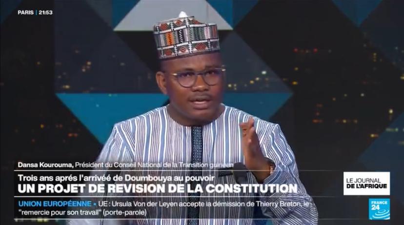 Dansa Kourouma sur France24: «le délai pour la soumission de l’avant-projet au référendum sera respecté sauf»