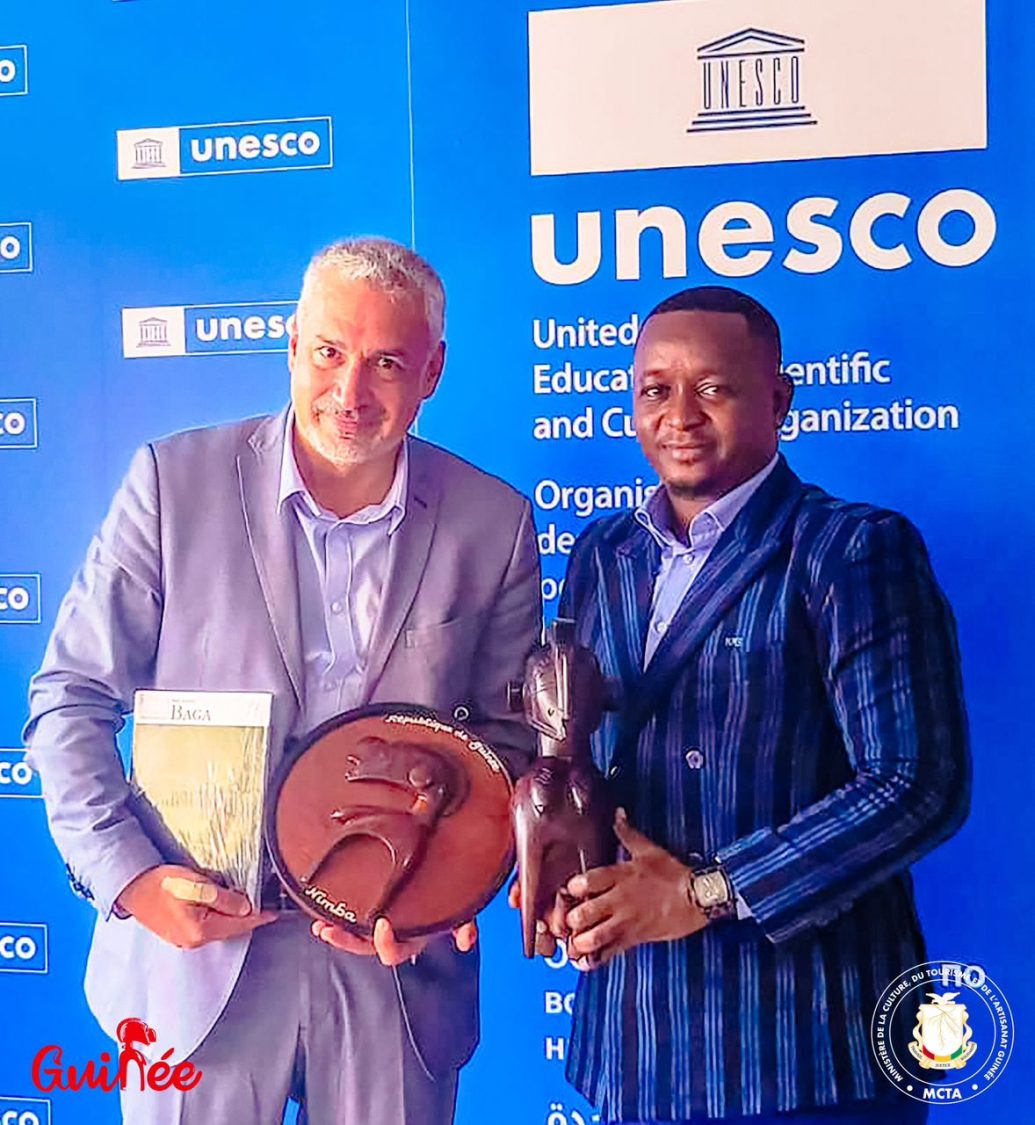 Renforcement des relations culturelles : le Ministre de la Culture Moussa Moïse Sylla reçu à l'UNESCO