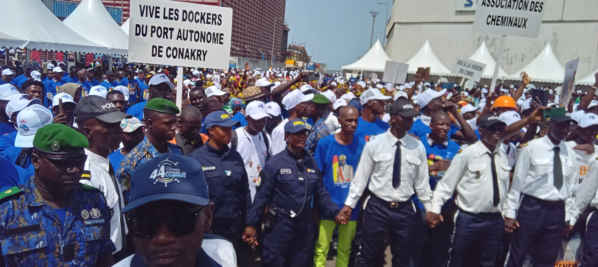 Mobilisation des acteurs du transport au port de Conakry: «Le Général ne peut plus ne pas être candidat»