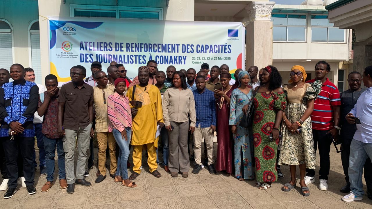 Conakry : plus de 100 journalistes formés aux outils numériques dans le cadre du projet PARD Guinée 